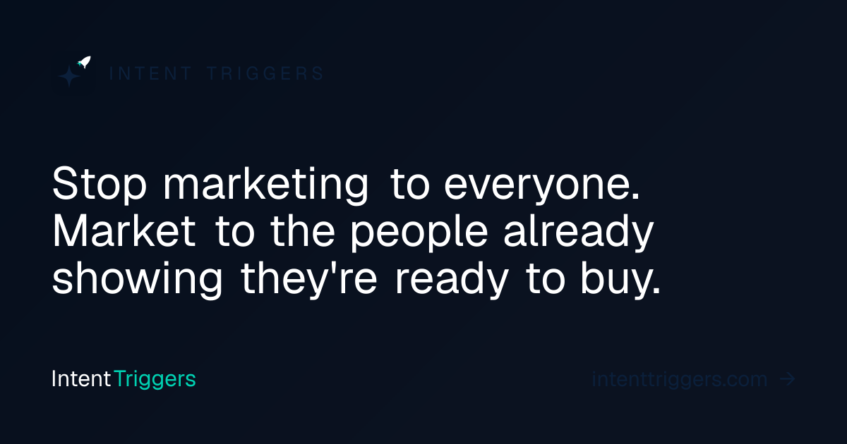 Intent Triggers