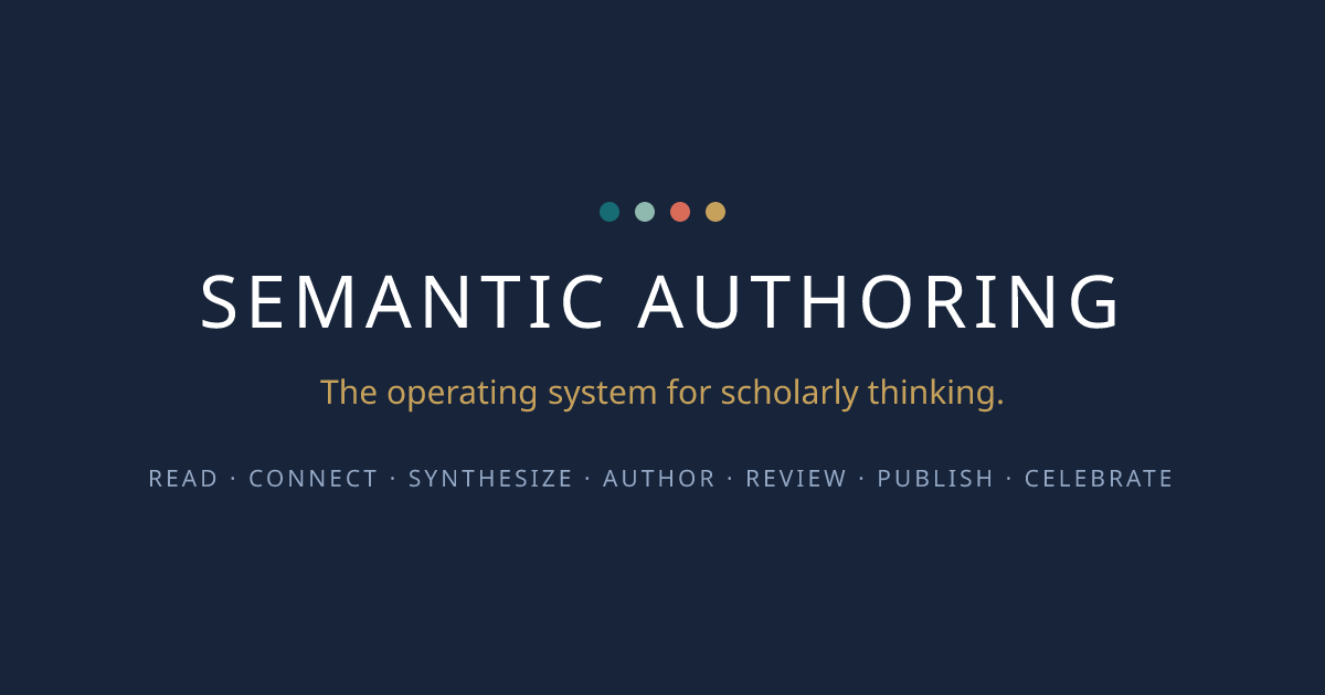 Semantic Authoring